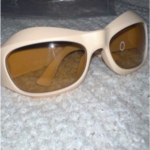 Beige Retro Sunglasses